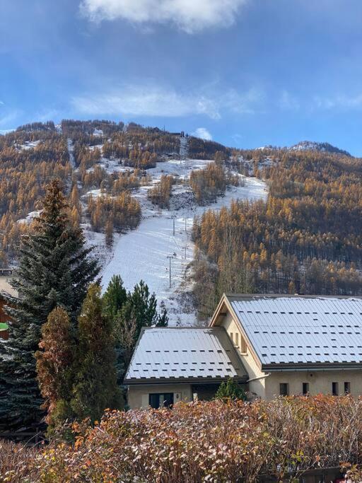 Appartement 4 Pers Grande Terrasse Vue Pistes Ski Saint-Chaffrey Εξωτερικό φωτογραφία