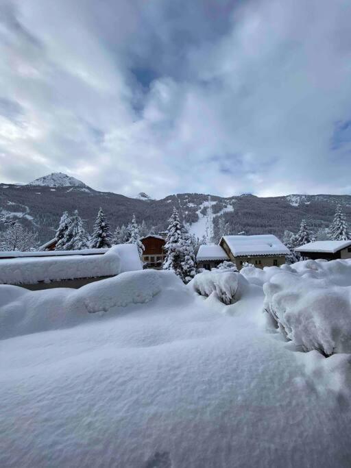 Appartement 4 Pers Grande Terrasse Vue Pistes Ski Saint-Chaffrey Εξωτερικό φωτογραφία