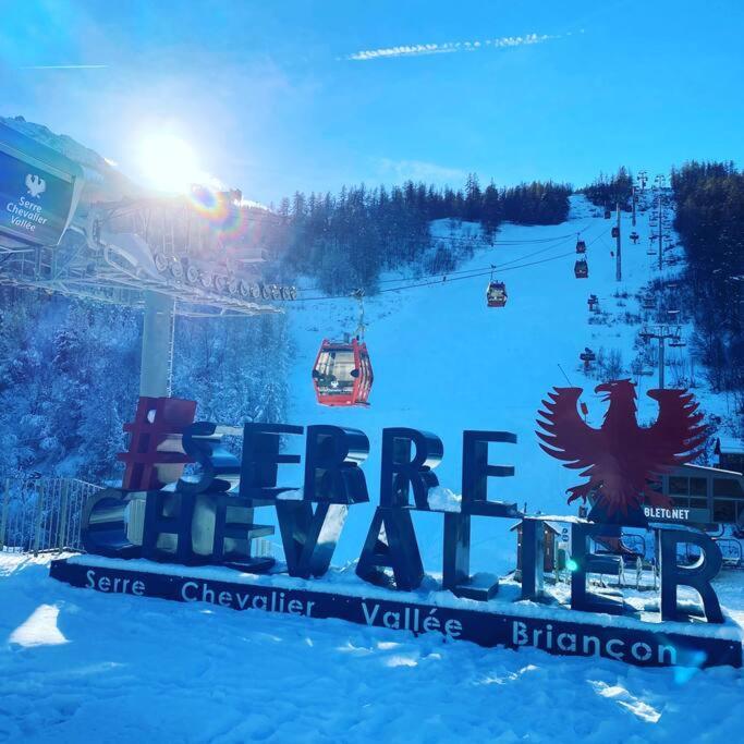 Appartement 4 Pers Grande Terrasse Vue Pistes Ski Saint-Chaffrey Εξωτερικό φωτογραφία