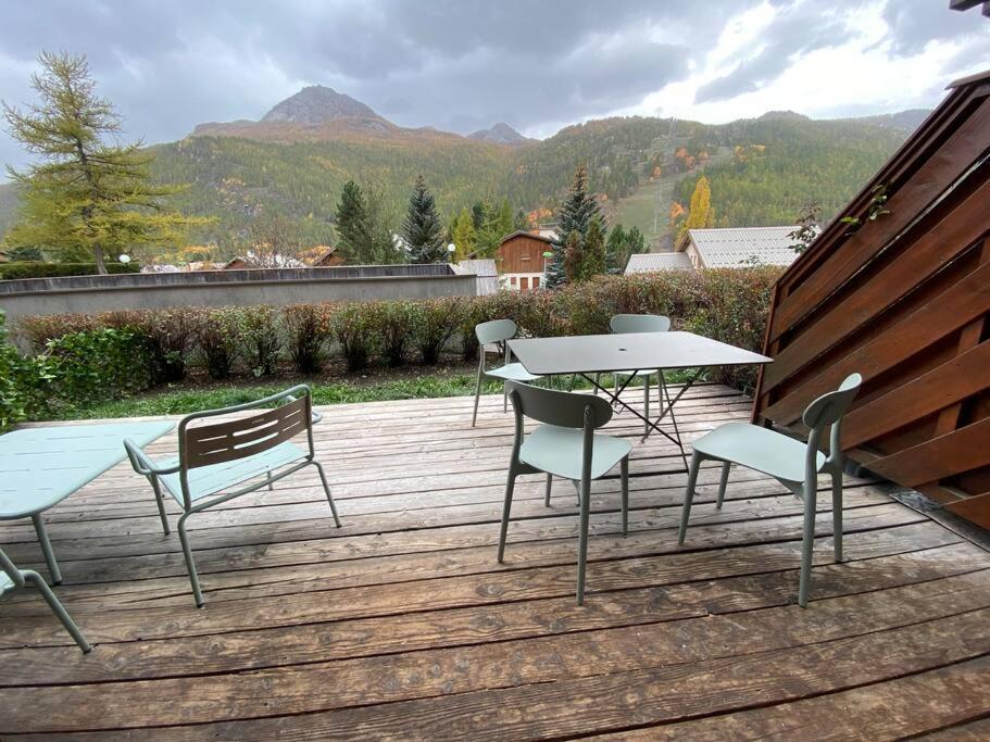 Appartement 4 Pers Grande Terrasse Vue Pistes Ski Saint-Chaffrey Εξωτερικό φωτογραφία