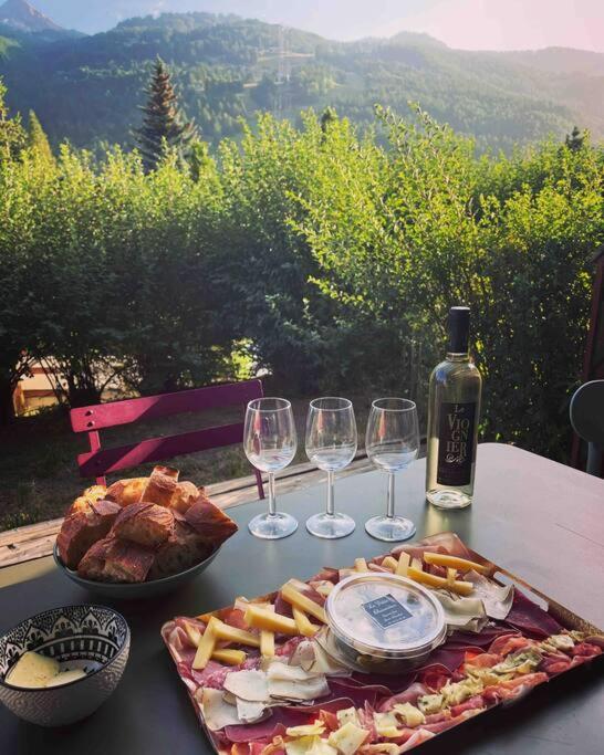 Appartement 4 Pers Grande Terrasse Vue Pistes Ski Saint-Chaffrey Εξωτερικό φωτογραφία